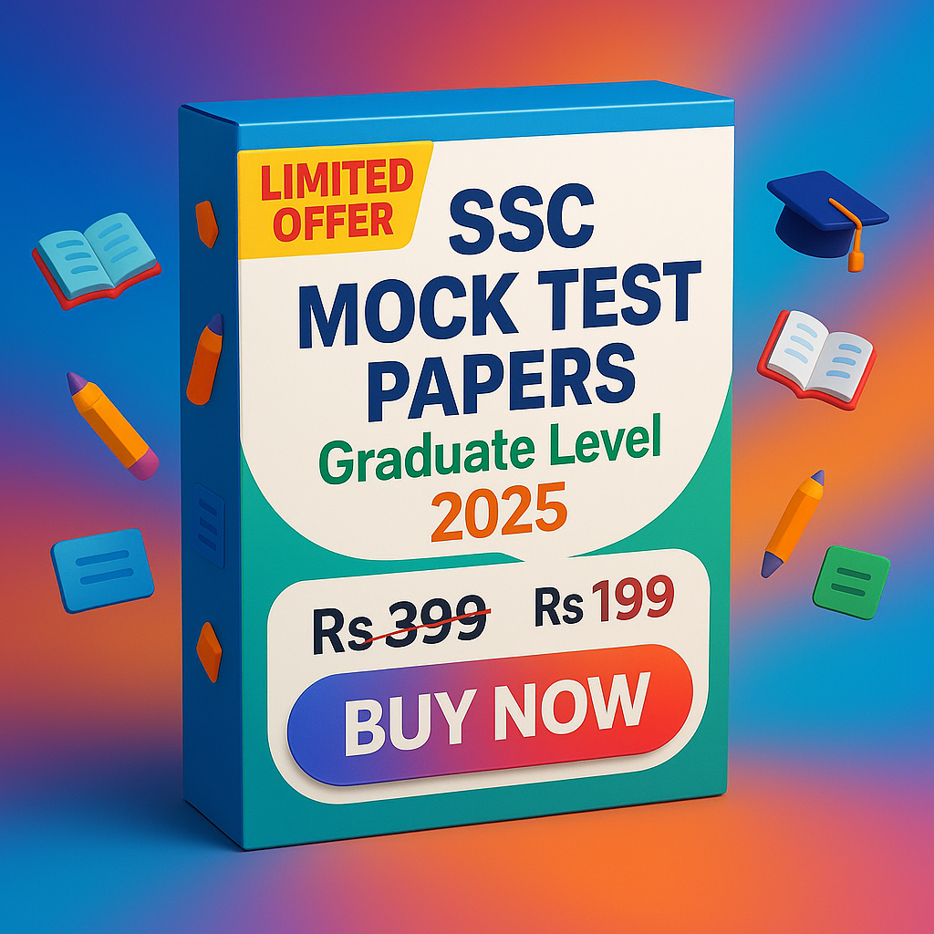 SSC Graduate Level Exam Mock Test Paper-YA-1